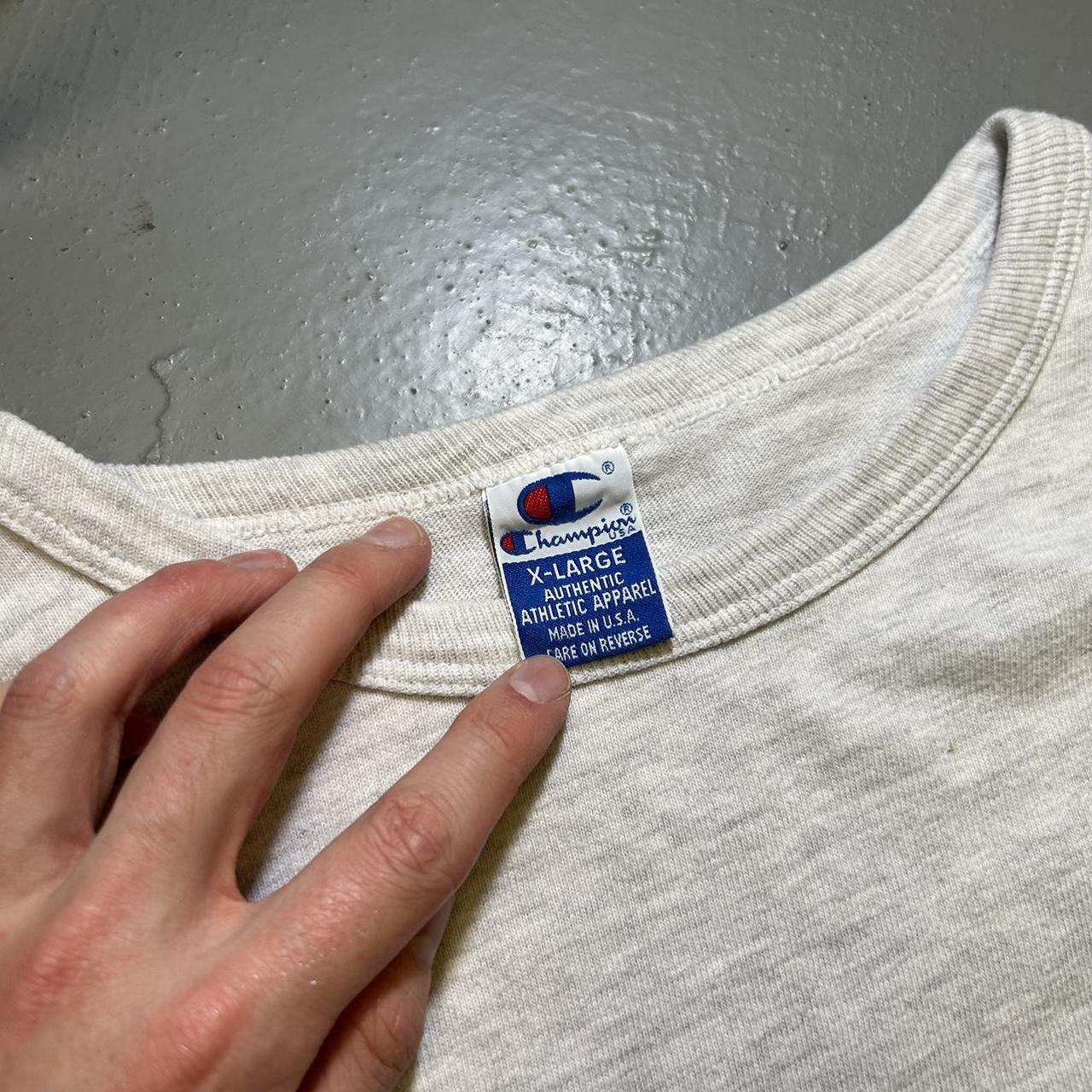 1990s Champion T Shirt Grey L