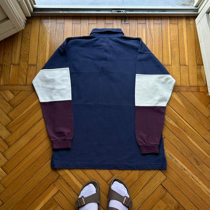 1990s Fruit Of The Loom LS Polo Shirt XL
