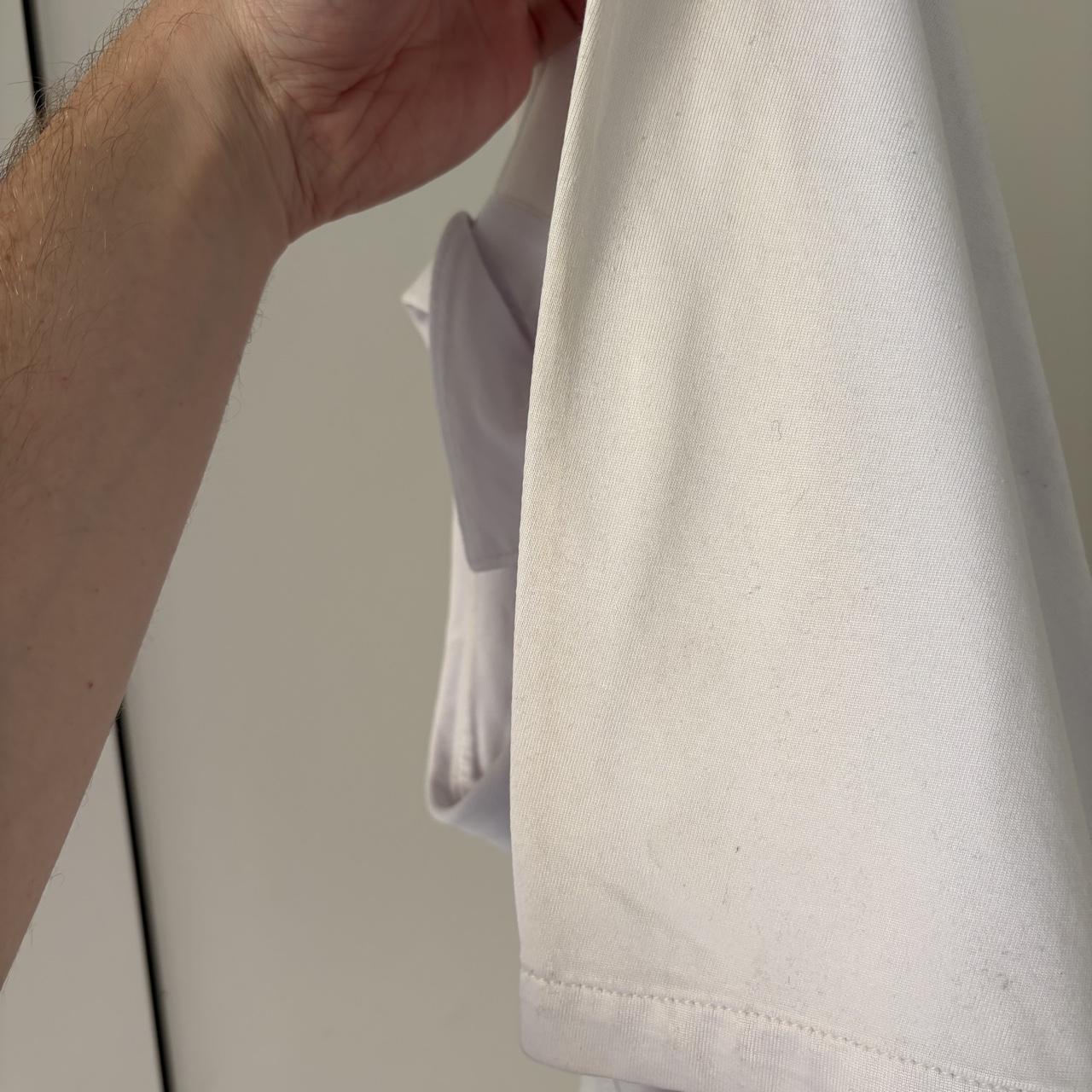 1980s CP Company Polo Shirt White XL