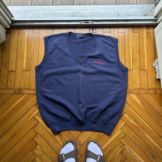1990s Best Company Sweater Vest Navy L