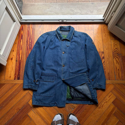 1990s Valentino Lined Denim Coat L