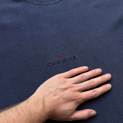 1980s Stone Island Sweatshirt Navy L