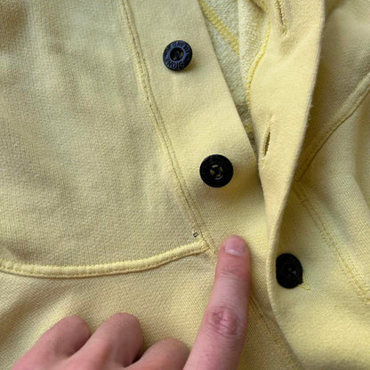1980s Stone Island Hoodie Yellow L