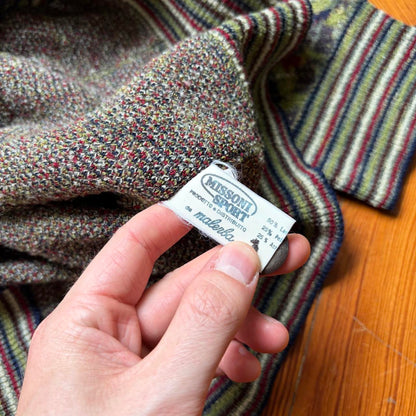 1990s Missoni Sport Knitted Cardigan XL