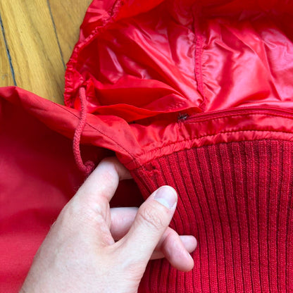 1980s Cerruti 1881 Pullover Jacket Red M