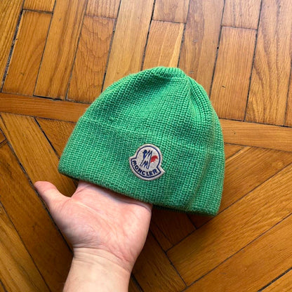 1980s Moncler Knitted Beanie Green OS