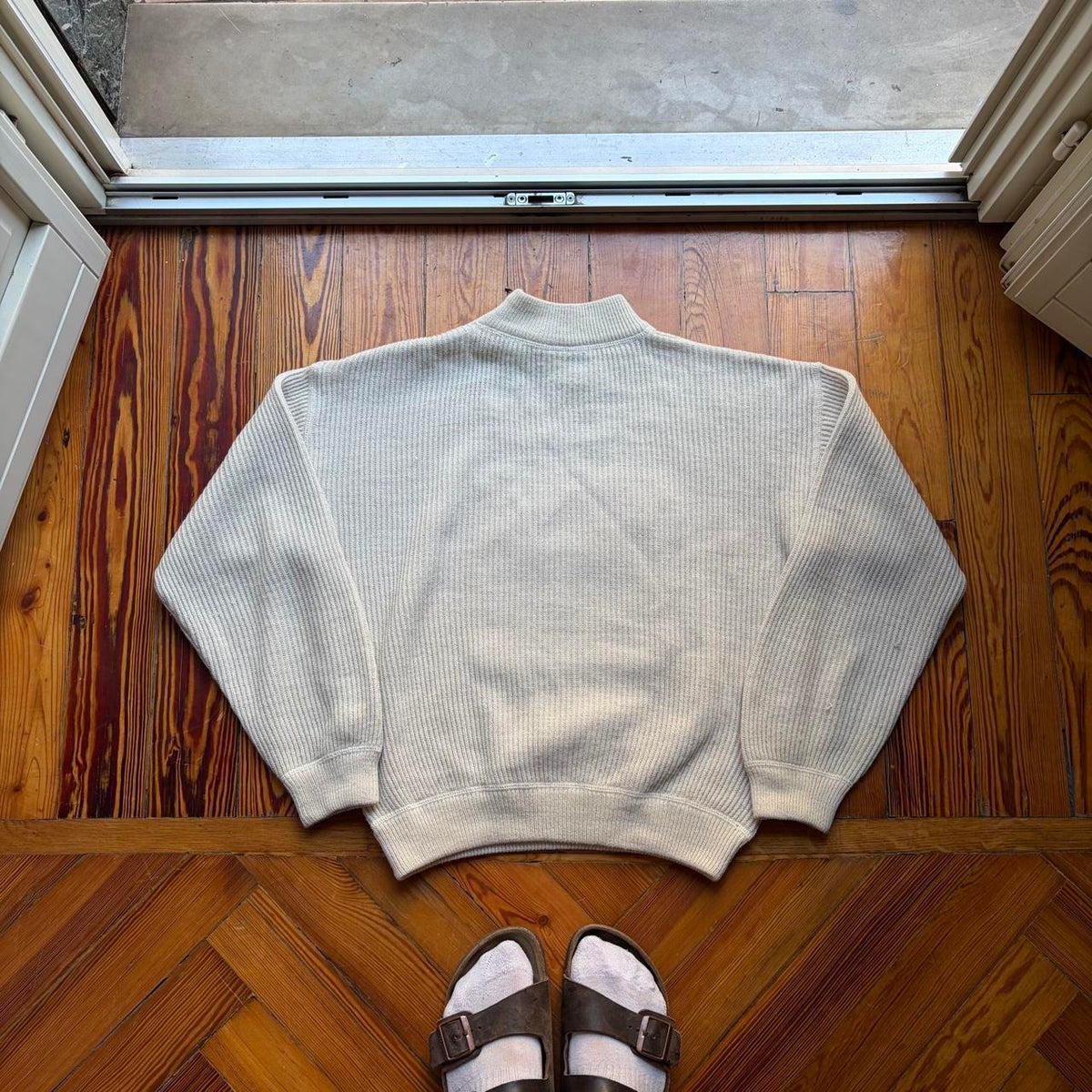 1990s Ciao Knitted Jumper Beige S