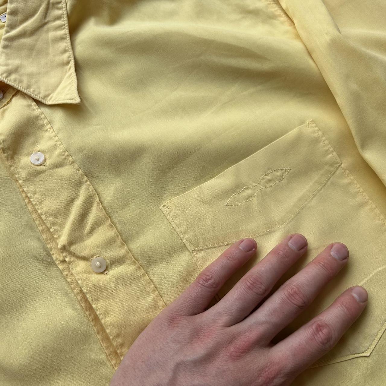 1980s CP Company Shirt Yellow L