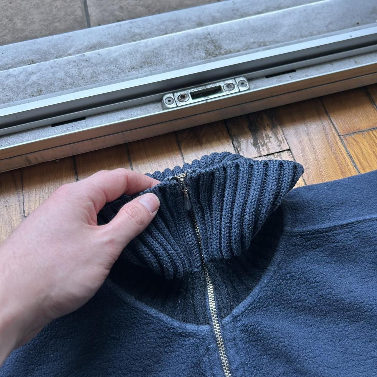 1980s Stone Island Fleece Sweatshirt Navy S