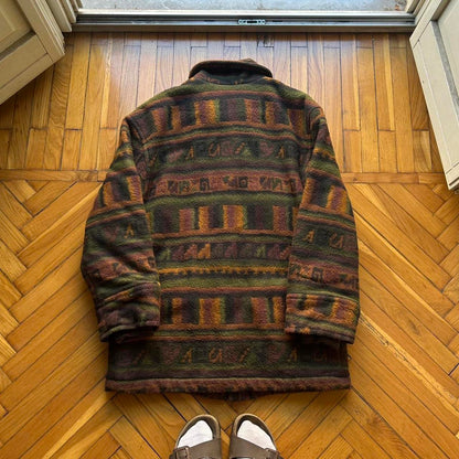 1990s Missoni Sport Pattern Coat L