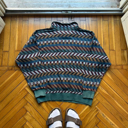 1990s Missoni Pattern Sweatshirt M