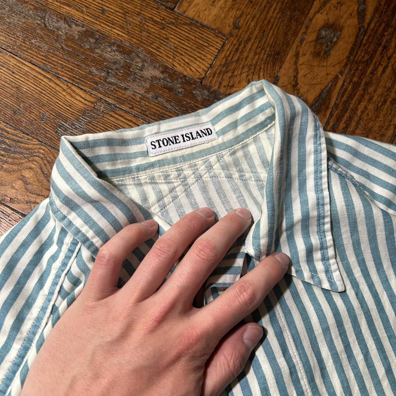 1984 Stone Island Marina Shirt Striped L