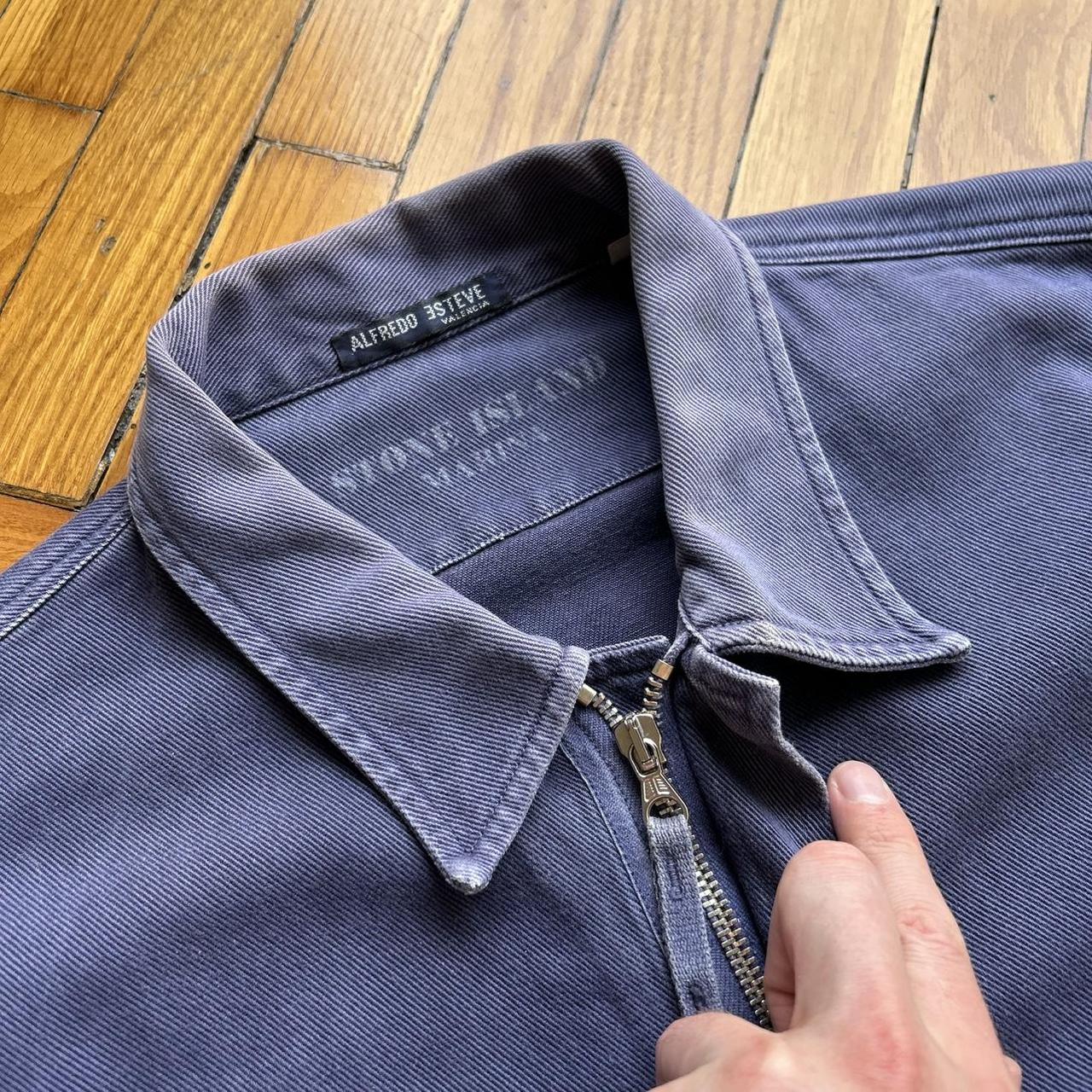 1992 Stone Island Marina Overshirt Navy XL