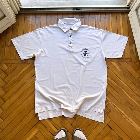 S/S 1997 Taverniti Polo Shirt White XL