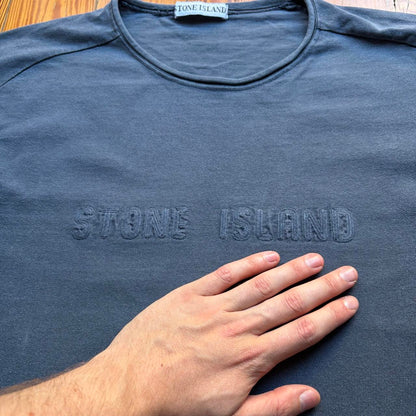 1990s Stone Island LS T Shirt Navy M