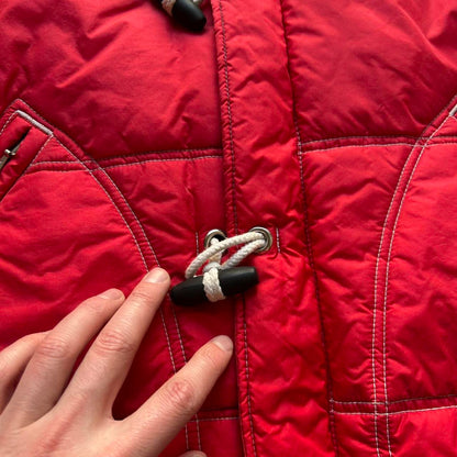 1990s Taverniti Puffer Jacket Red XL