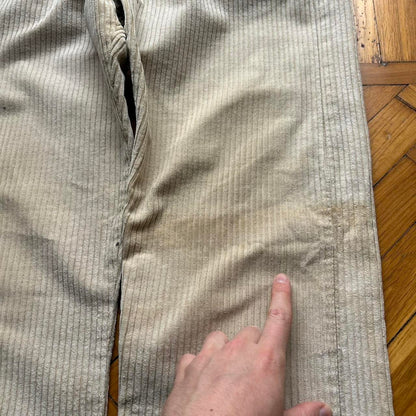 1980s Giorgio Armani Corduroy Trousers 30W 32L