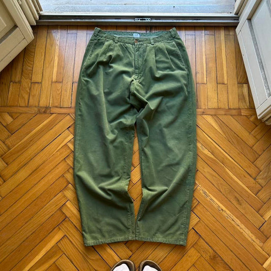 1980s CP Company Lined Cord Trousers 34W 30L