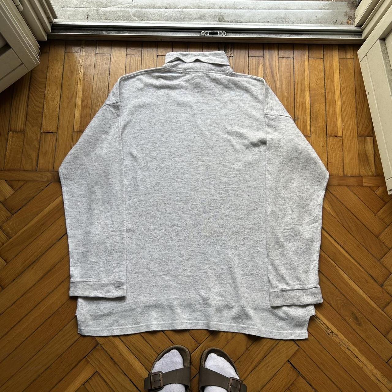 1980s Emporio Armani Graphic Sweatshirt Grey XL