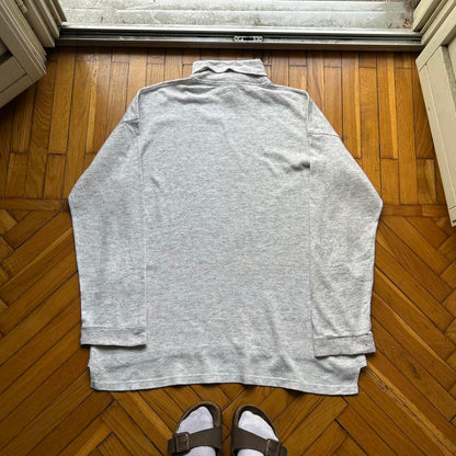 1980s Emporio Armani Graphic Sweatshirt Grey XL