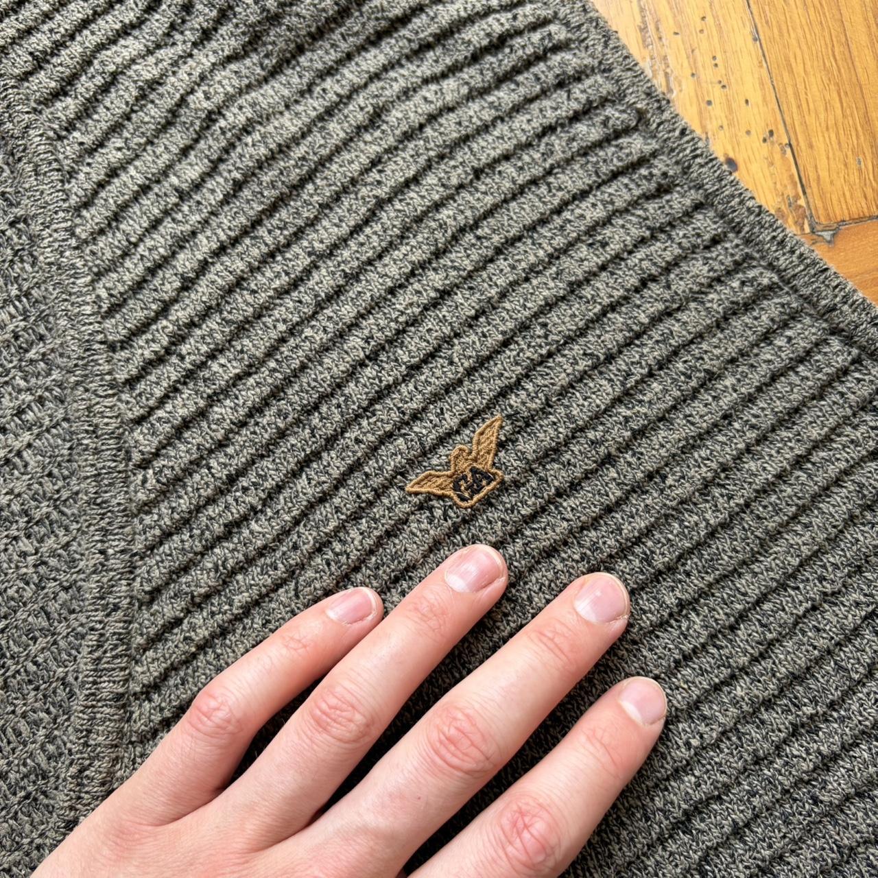 1980s Giorgio Armani Knitted Vest Grey XL