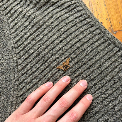 1980s Giorgio Armani Knitted Vest Grey XL