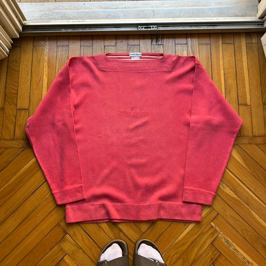 1980s Stone Island Sweatshirt Red M