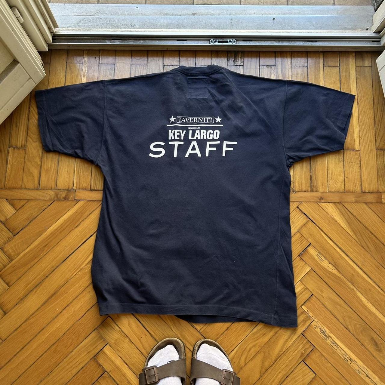 1992 J Taverniti Staff T Shirt Navy M