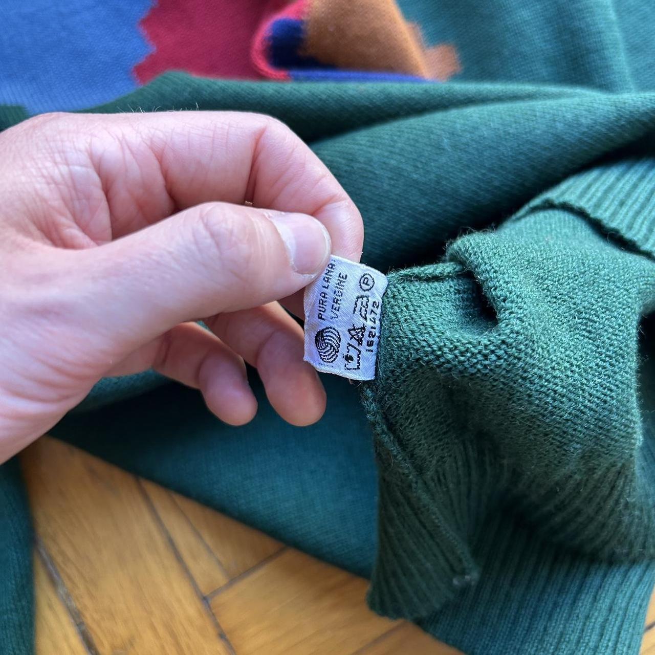 1980s Cerruti 1881 Knitted Jumper Green S