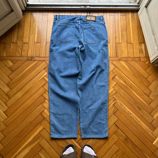 1990s Armani Jeans Blue 34W 30L