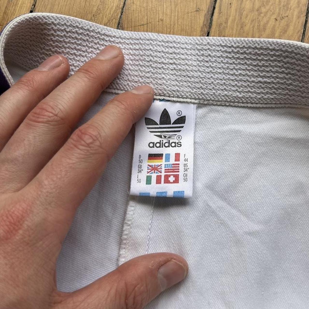 1980s Adidas Originals Stefan Edberg Tennis Shorts 34W