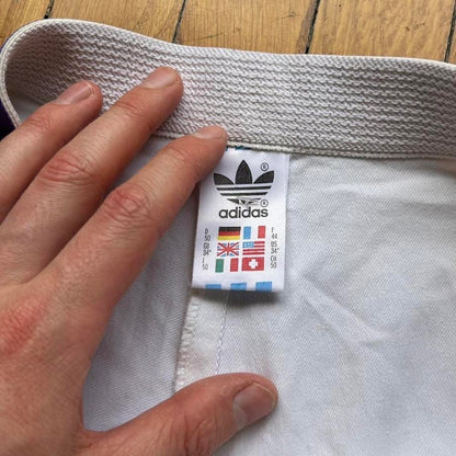 1980s Adidas Originals Stefan Edberg Tennis Shorts 34W