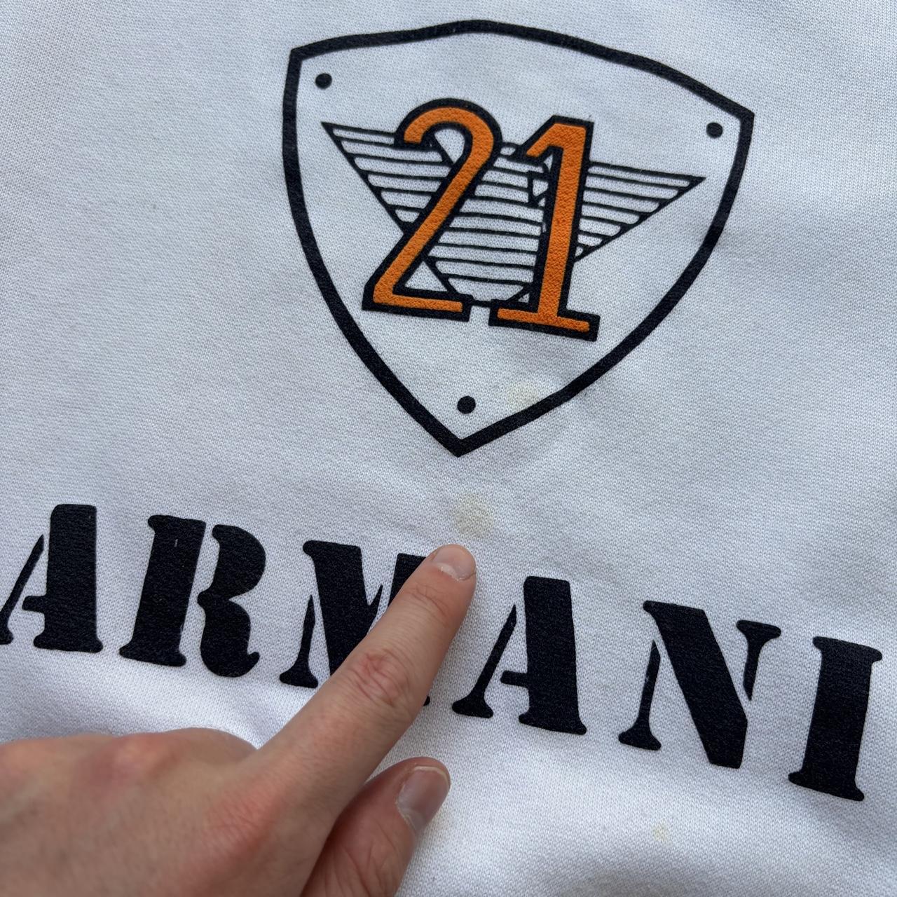1980s Emporio Armani SS Sweatshirt White M