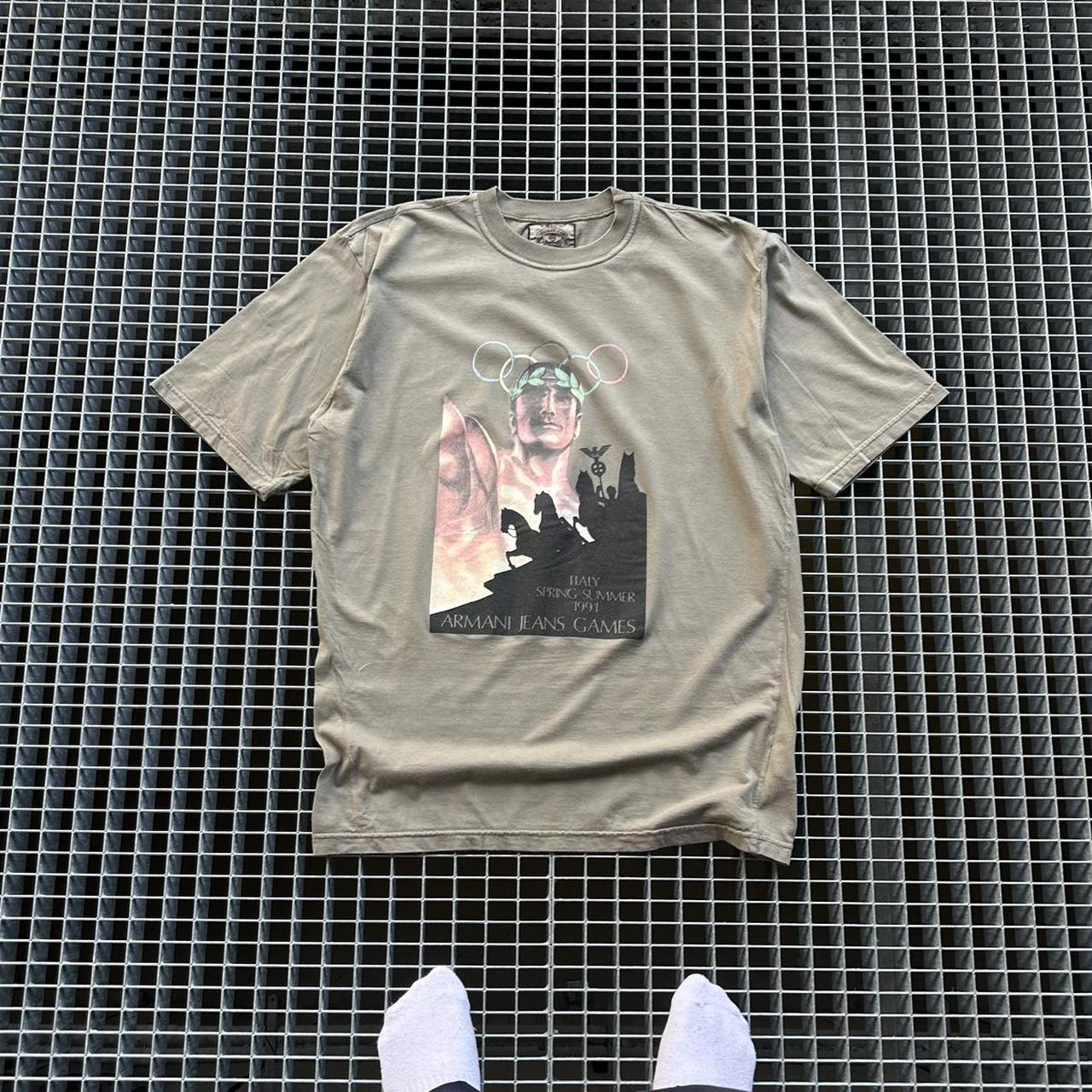 1991 Armani Jeans Olympics T Shirt L