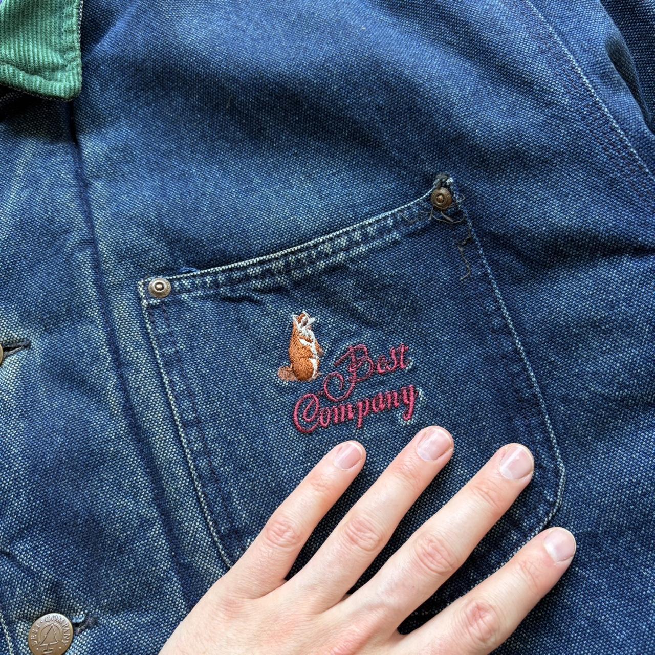 1980s Best Company Denim Coat XXL
