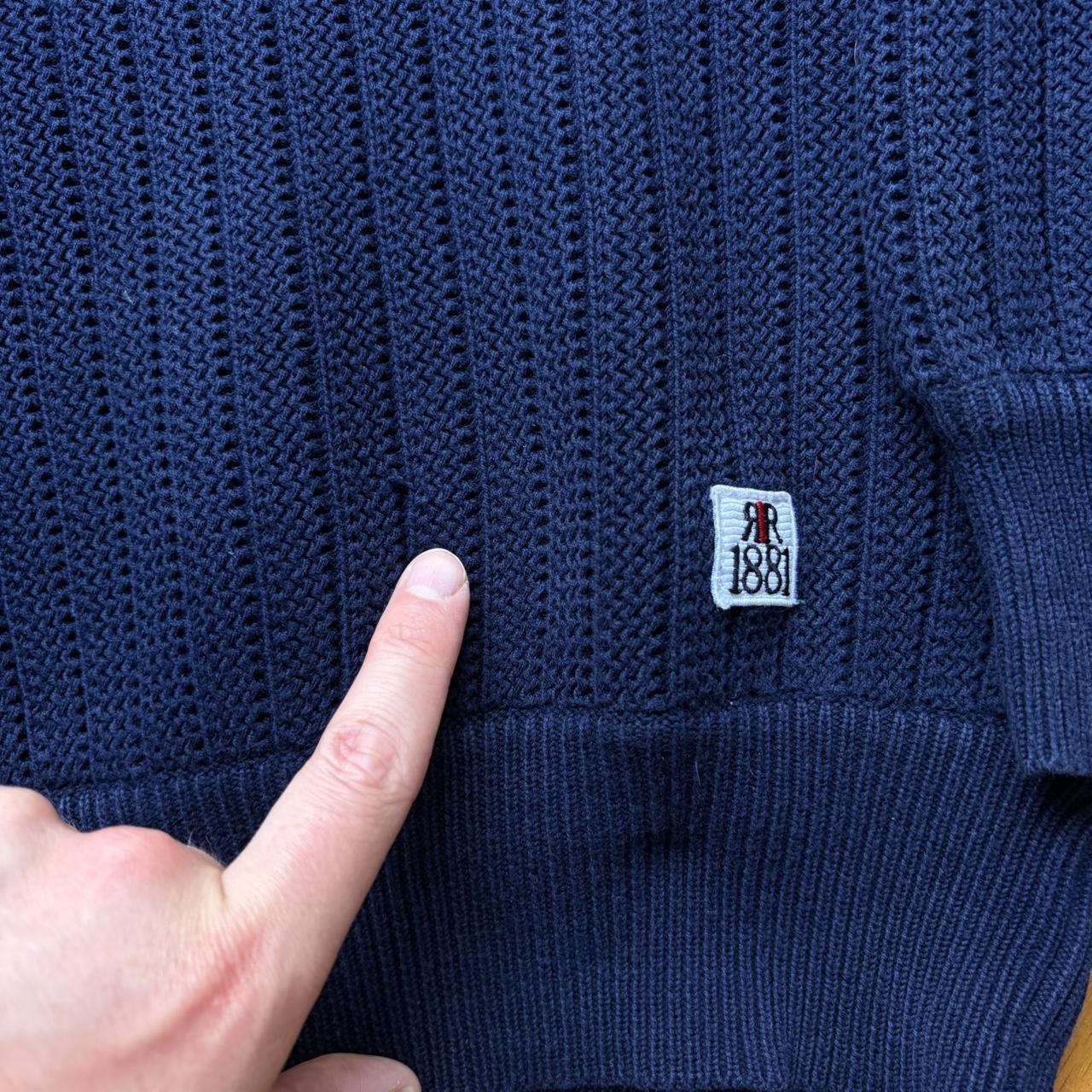 1980s Cerruti 1881 Knitted Jumper Navy L