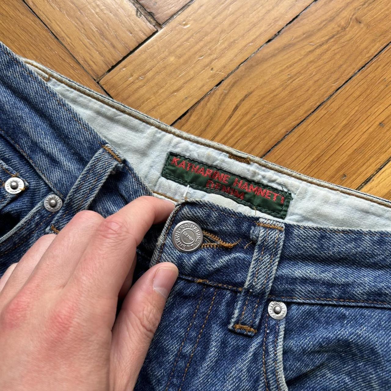 1990s Katharine Hamnett Jeans Blue 26W 28L