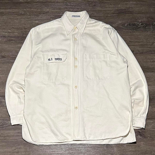 1985 Stone Island Shirt Cream L