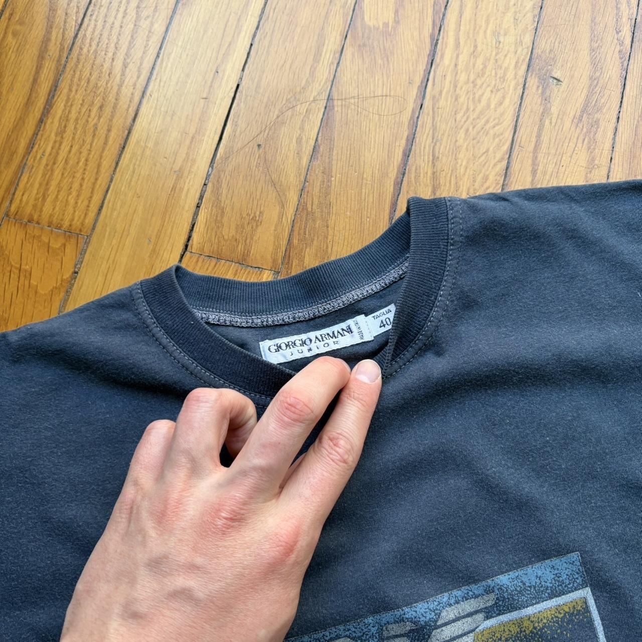 1990s Giorgio Armani Graphic T Shirt XS