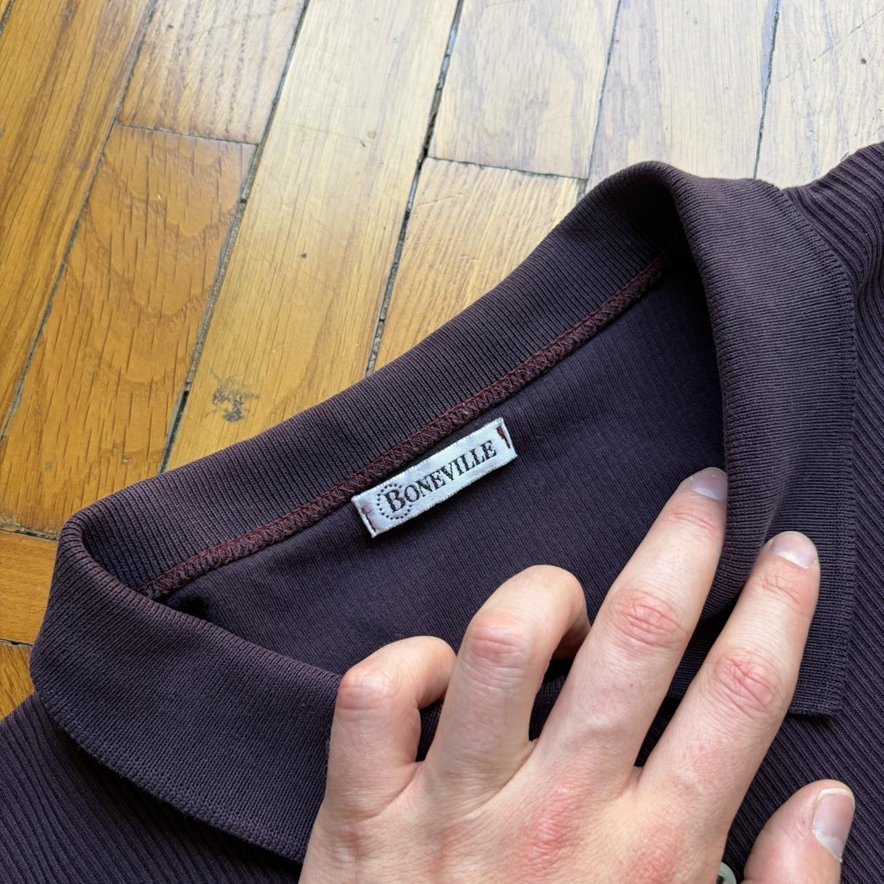 1980s Boneville Navy Arctic Polo Shirt L