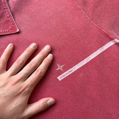 S/S 1999 Stone Island Polo Shirt Red XL