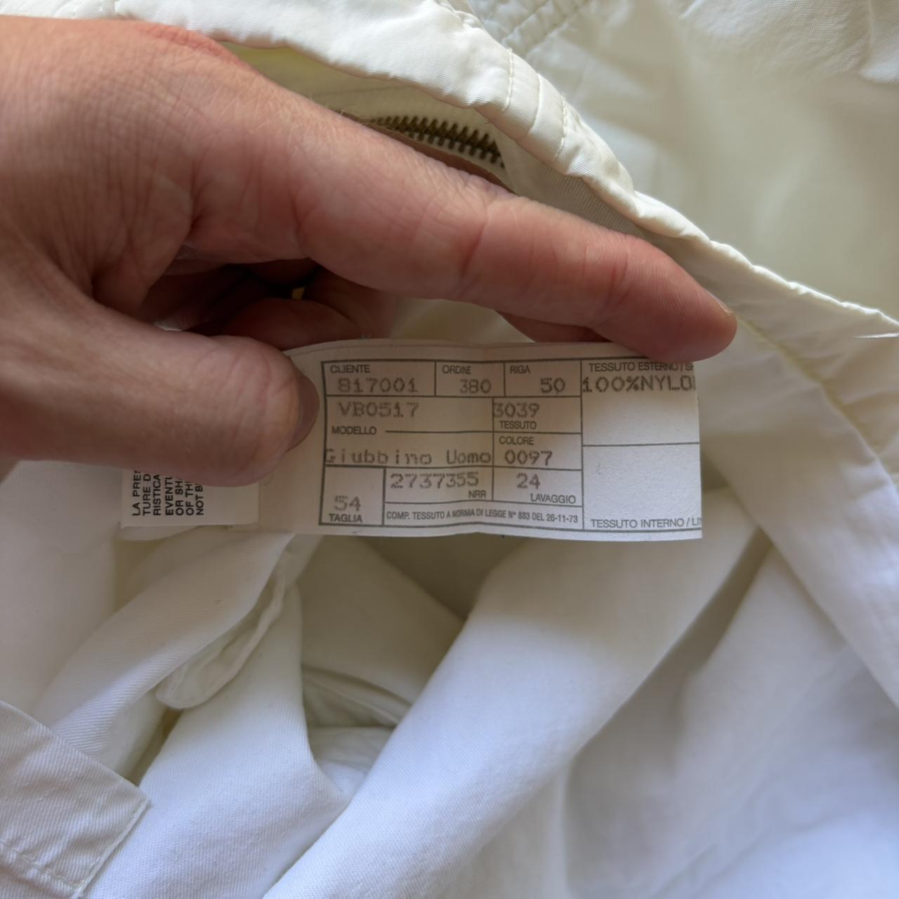 1990s Emporio Armani Bomber Jacket White L