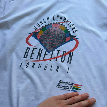 1995 Benetton Formula 1 Champions T Shirt L