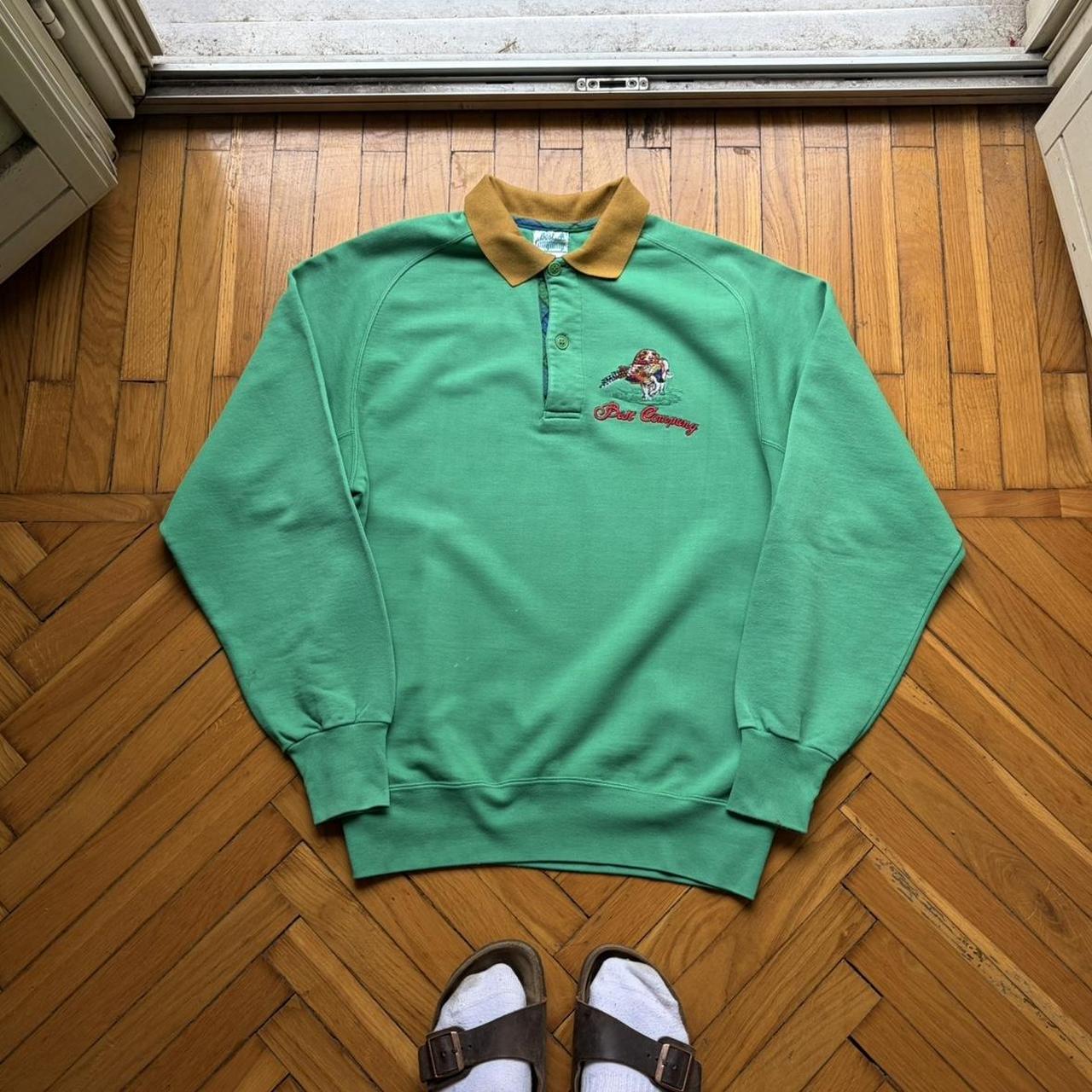 1980s Best Company Sweatshirt Green M