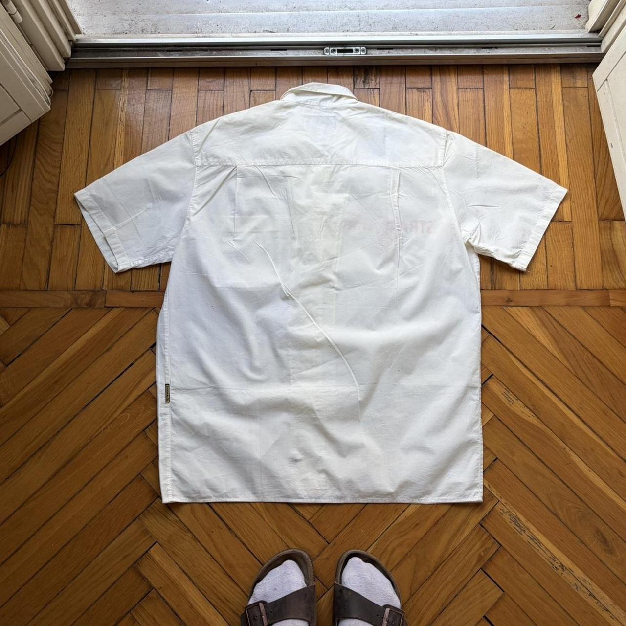 1990s Armani Jeans Strawberry Ice Shirt M