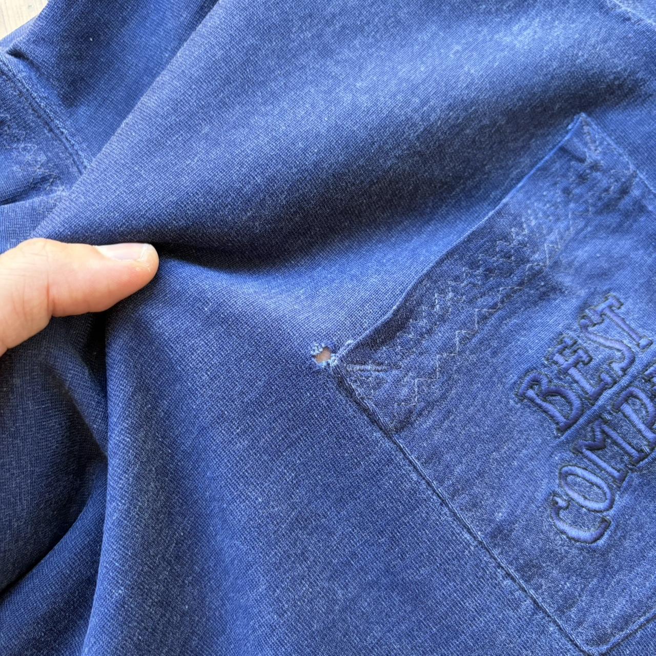 1990s Best Company Pocket T Shirt Navy M