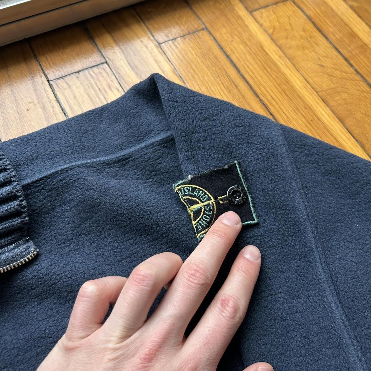 1980s Stone Island Fleece Sweatshirt Navy S