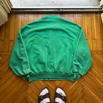 1980s Best Company Cardigan Green XL