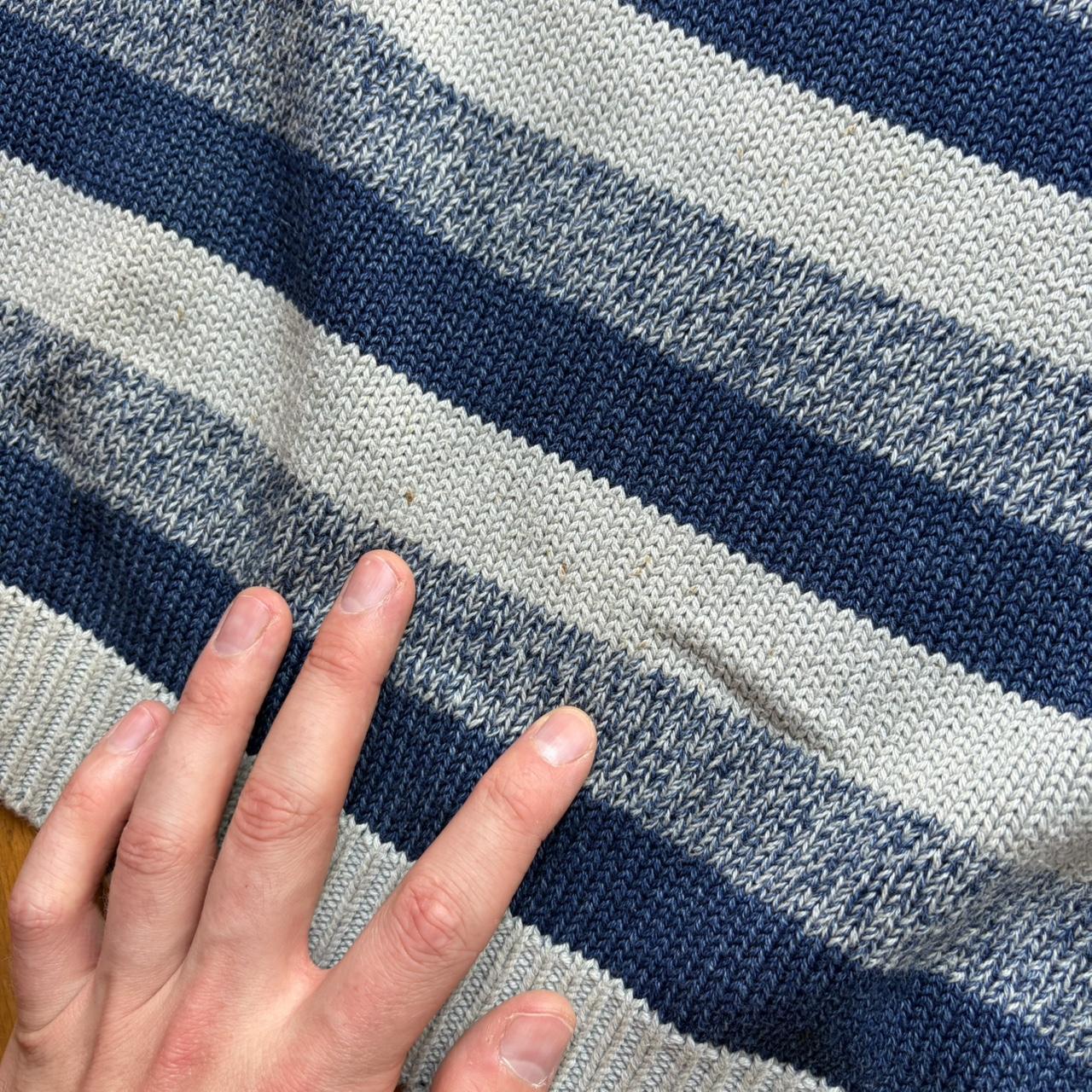 1990s Armani Jeans Striped Knitted Jumper L