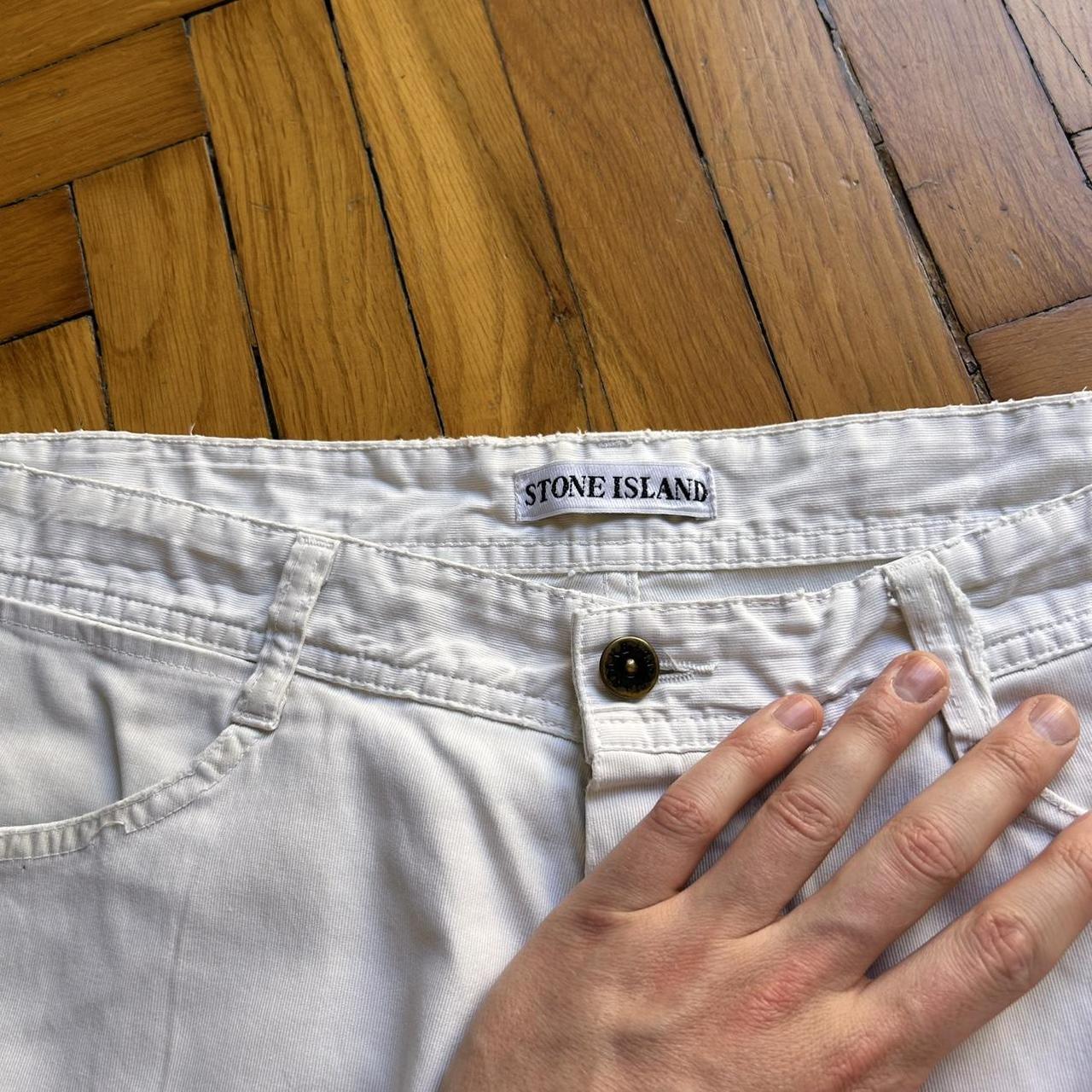 S/S 1999 Stone Island Trousers White 36W 30L